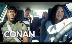 Ice Cube, Kevin Hart And Conan Help A Student Driver  - CONAN on TBS